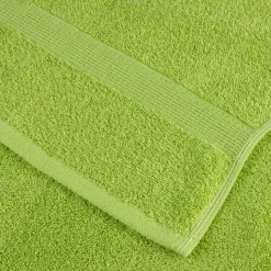 vidaXL Premium vaskehåndklæder SOLUND 2 stk. æblegrøn 30x30 cm 600 gsm