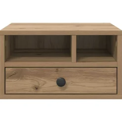 vidaXL Printerstand Artisan Egetræ 40 x 32 x 24 cm Konstrueret træ