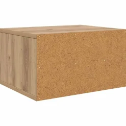 vidaXL Printerstand Artisan Egetræ 40 x 32 x 24 cm Konstrueret træ
