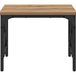 vidaXL Printerstand Artisan Egetræ 40 x 30 x 31 cm Konstrueret træ