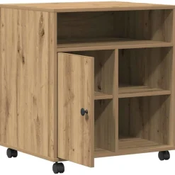 vidaXL Printerstand artisan eg 60 x 50 x 67 cm Konstrueret træ