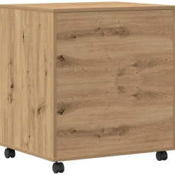 vidaXL Printerstand artisan eg 60 x 50 x 67 cm Konstrueret træ
