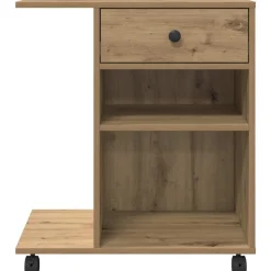 vidaXL Printerstand Artisan eg 60 x 40 x 68.5 cm Konstrueret træ