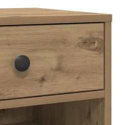vidaXL Printerstand Artisan eg 60 x 40 x 68.5 cm Konstrueret træ