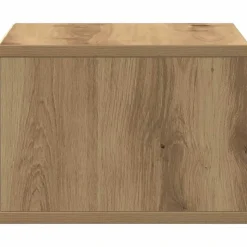 vidaXL Printerstand Artisan Egetræ 40 x 32 x 22,5 cm Konstrueret træ