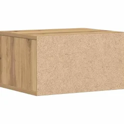 vidaXL Printerstand Artisan Egetræ 40 x 32 x 22,5 cm Konstrueret træ