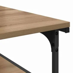 vidaXL Printerstand Artisan Egetræ 43 x 48 x 64 cm Konstrueret træ