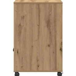 vidaXL Printerstand Artisan Egetræ 60 x 48 x 74 cm Konstrueret træ