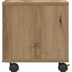 vidaXL Printerstand Artisan Egetræ 41 x 32 x 34,5 cm Konstrueret træ