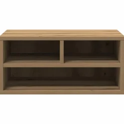 vidaXL Printerstand Artisan Egetræ 49 x 40 x 22.5 cm Konstrueret træ