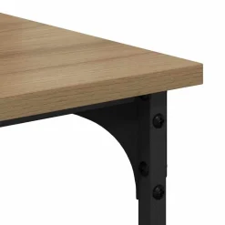 vidaXL Printerstand Artisan Egetræ 50 x 40 x 38 cm Konstrueret træ