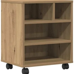 vidaXL Printerstand artisan eg 41 x 32 x 48 cm Konstrueret træ