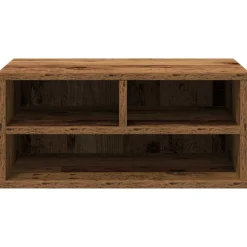 vidaXL Printerstand Gammelt træ 49 x 40 x 22.5 cm Konstrueret træ