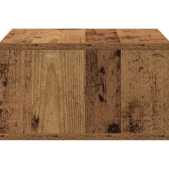 vidaXL Printerstand Gammelt træ 49 x 40 x 22.5 cm Konstrueret træ
