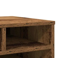 vidaXL Printerstand Gammelt træ 49 x 40 x 22.5 cm Konstrueret træ