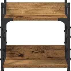 vidaXL Printerstand Gammelt træ 40 x 20 x 40 cm Konstrueret træ