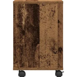 vidaXL Printerstand Gammelt træ 41 x 32 x 48 cm Konstrueret træ