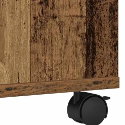 vidaXL Printerstand Gammelt træ 41 x 32 x 48 cm Konstrueret træ