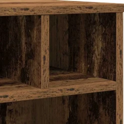 vidaXL Printerstand Gammelt træ 41 x 32 x 48 cm Konstrueret træ