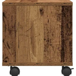 vidaXL Printerstand Gammelt træ 41 x 32 x 33.5 cm Konstrueret træ