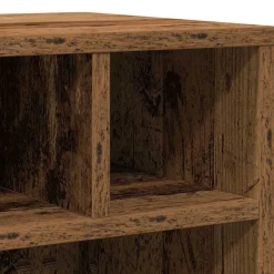 vidaXL Printerstand Gammelt træ 41 x 32 x 33.5 cm Konstrueret træ