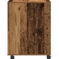 vidaXL Printerstand Gammelt træ 60 x 50 x 67 cm Konstrueret træ