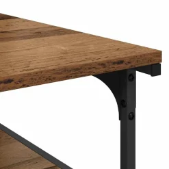vidaXL Printerstand Gammelt træ 43 x 48 x 64 cm Konstrueret træ