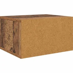 vidaXL Printerstand Gammelt træ 40 x 32 x 24 cm Konstrueret træ