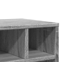 vidaXL printerstativ med hjul 41x32x48 cm grå sonoma-eg