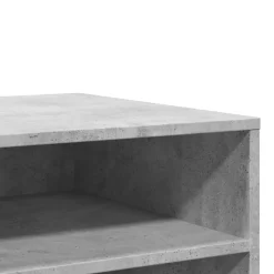 vidaXL printerstativ med hjul 60x50x67 cm betongrå