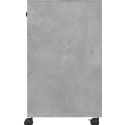 vidaXL printerstativ med hjul 60x40x68,5 cm betongrå