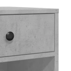 vidaXL printerstativ med hjul 60x40x68,5 cm betongrå