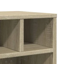 vidaXL printerstativ med hjul 41x32x34,5 cm sonoma-eg