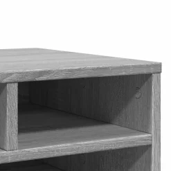 vidaXL printerstativ 49x40x22,5 cm konstrueret træ grå sonoma-eg