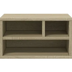 vidaXL printerstativ 40x32x22,5 cm konstrueret træ sonoma-eg