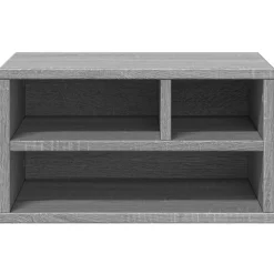 vidaXL printerstativ 40x32x22,5 cm konstrueret træ grå sonoma-eg