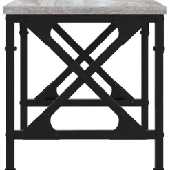 vidaXL printerstativ 40x30x31 cm konstrueret træ grå sonoma-eg