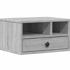 vidaXL printerstativ 40x32x22,5 cm konstrueret træ grå sonoma-eg