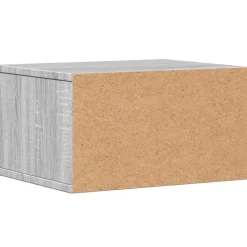 vidaXL printerstativ 40x32x22,5 cm konstrueret træ grå sonoma-eg