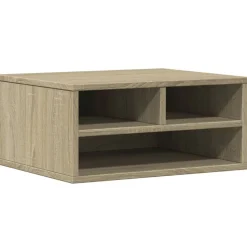 vidaXL printerstativ 49x40x22,5 cm konstrueret træ sonoma-eg