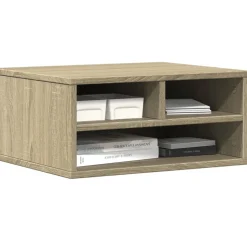vidaXL printerstativ 49x40x22,5 cm konstrueret træ sonoma-eg