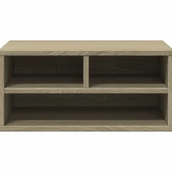 vidaXL printerstativ 49x40x22,5 cm konstrueret træ sonoma-eg