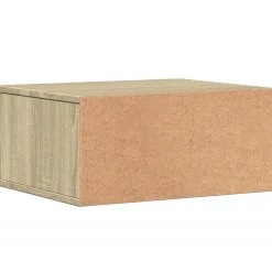 vidaXL printerstativ 49x40x22,5 cm konstrueret træ sonoma-eg