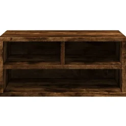 vidaXL printerstativ 49x40x22,5 cm konstrueret træ røget egetræ