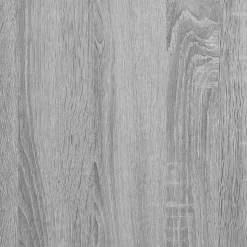 vidaXL printerstativ 50x41x75 cm 3 hylder konstrueret træ grå sonoma