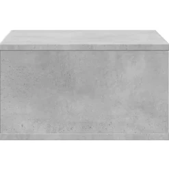 vidaXL printerstativ 49x40x22,5 cm konstrueret træ betongrå