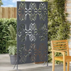 vidaXL Privatlivsskærm Antracit 100 x 50 x 180 cm Stål