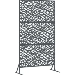 vidaXL Privatlivsskærm Antracit 100 x 50 x 180 cm Stål