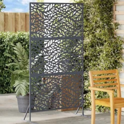 vidaXL Privatlivsskærm Antracit 100 x 50 x 180 cm Stål
