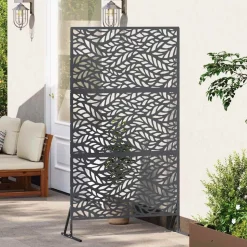 vidaXL Privatlivsskærm Antracit 100 x 50 x 180 cm Stål
